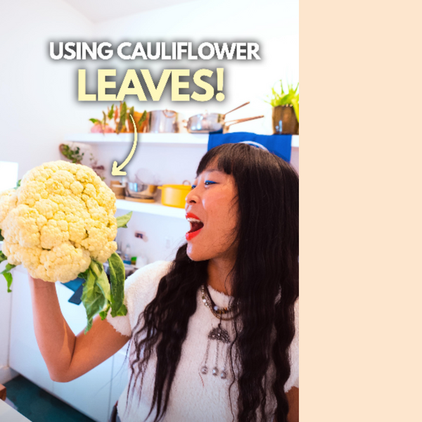 Using Cauliflower Leaves
