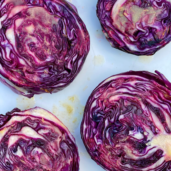Grilled Red Cabbage
