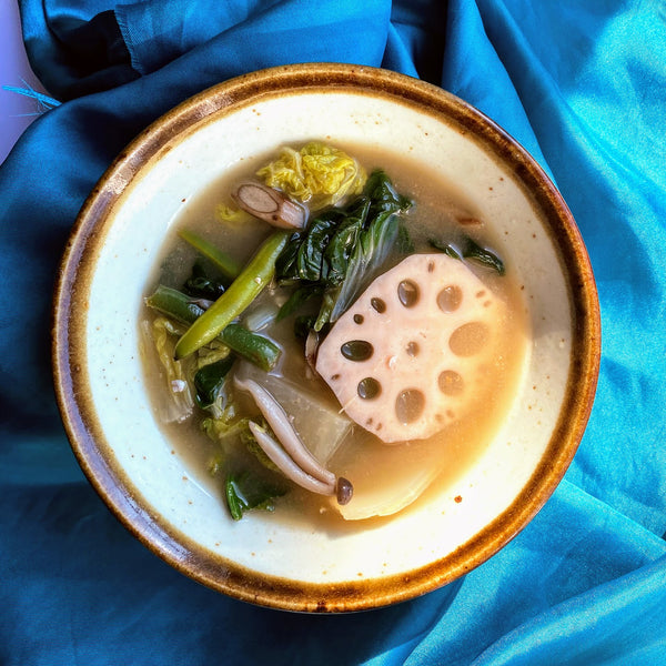 Simple Miso Broth with Vegetables