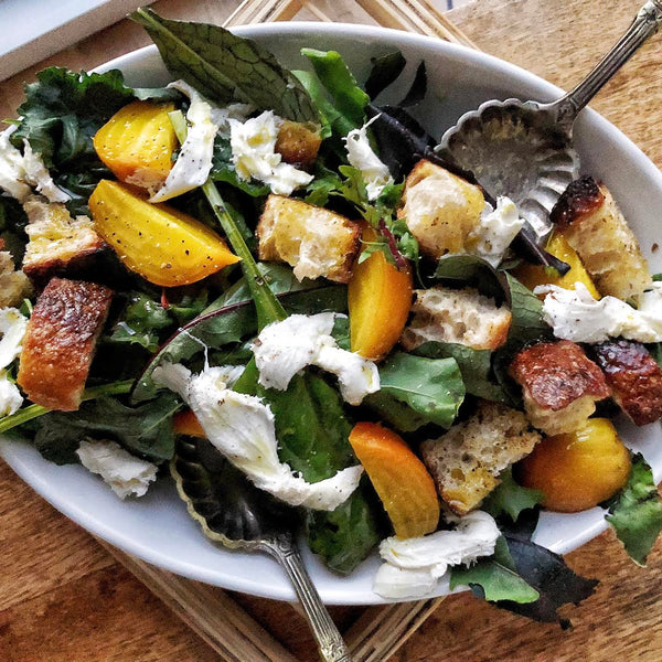 Golden Beet Panzanella