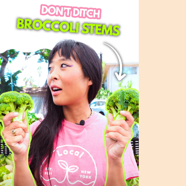 Don't Ditch Broccoli Stems