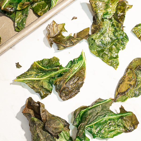 Oven-Roasted Collard Green Chips