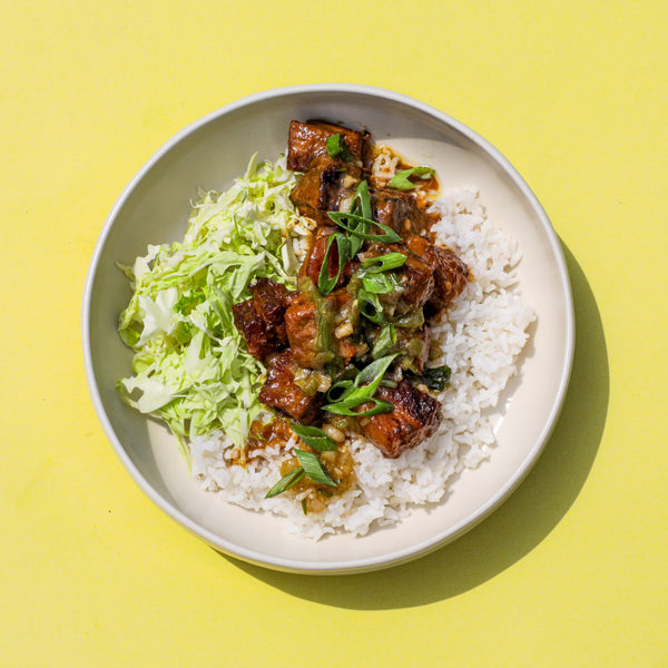 Miso Glazed Pork Belly Rice Bowl