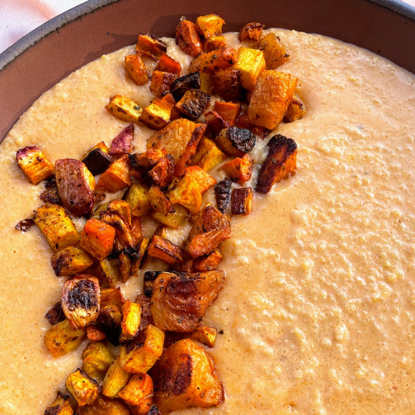 Roasted Root Vegetable Polenta