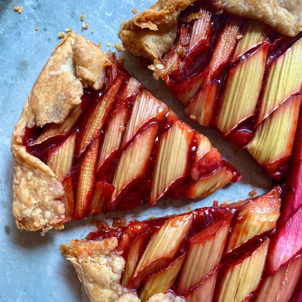 Rhubarb Strawberry Tart