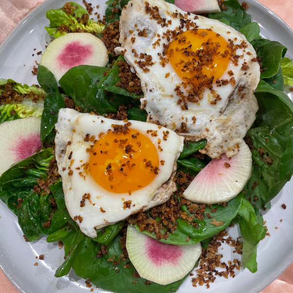 Little Gem Breakfast for Dinner Salad