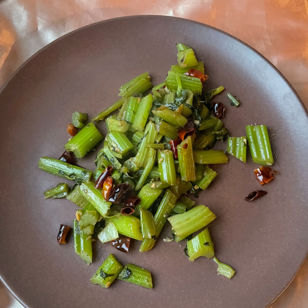 Chinese Stir-Fried Celery