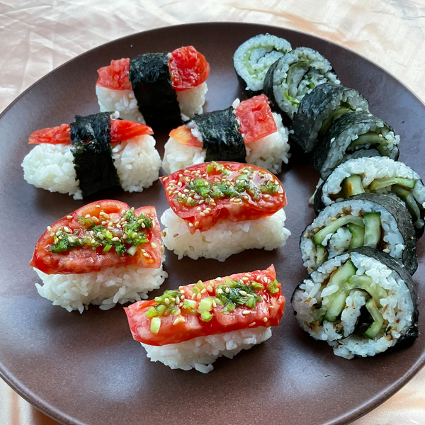 Heirloom Tomato Sushi