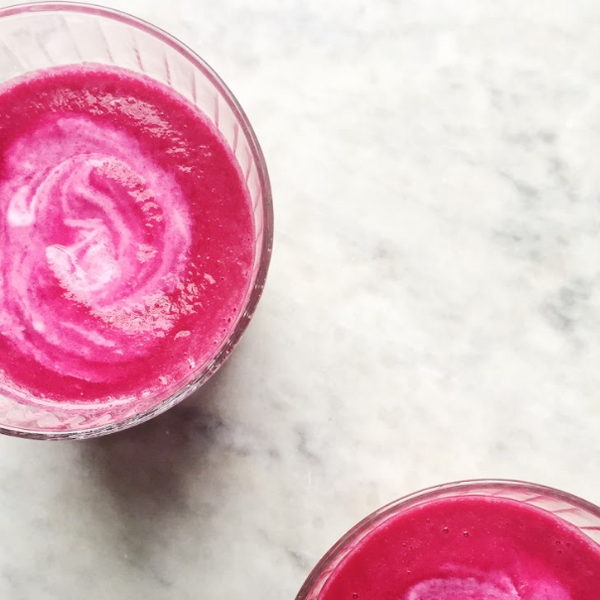 Chilled Beet & Cucumber Soup