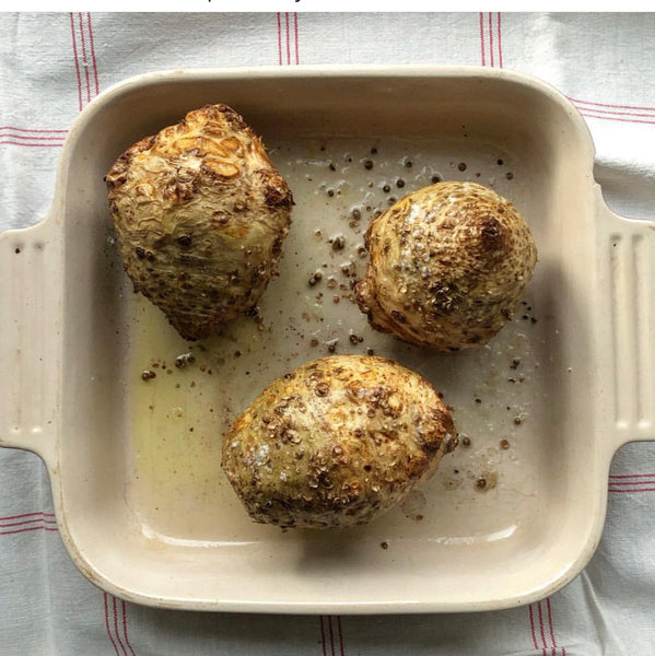 Celery Root With Coriander