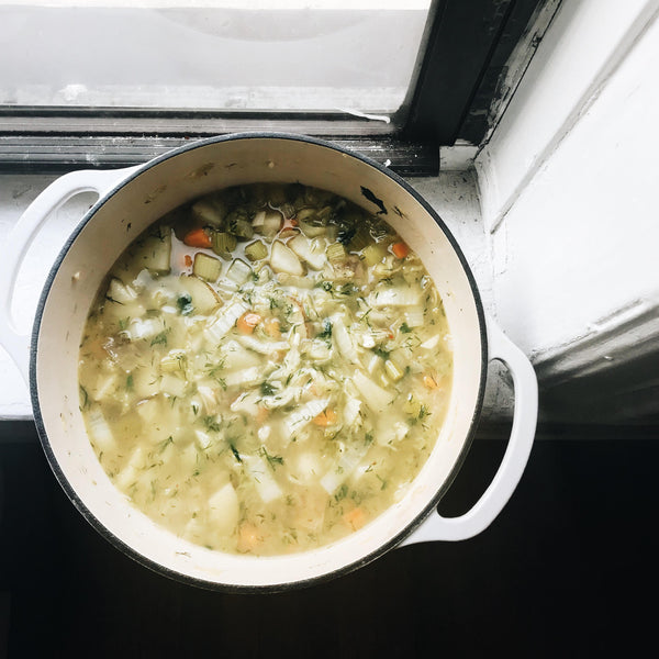 Lemony Veggie Soup